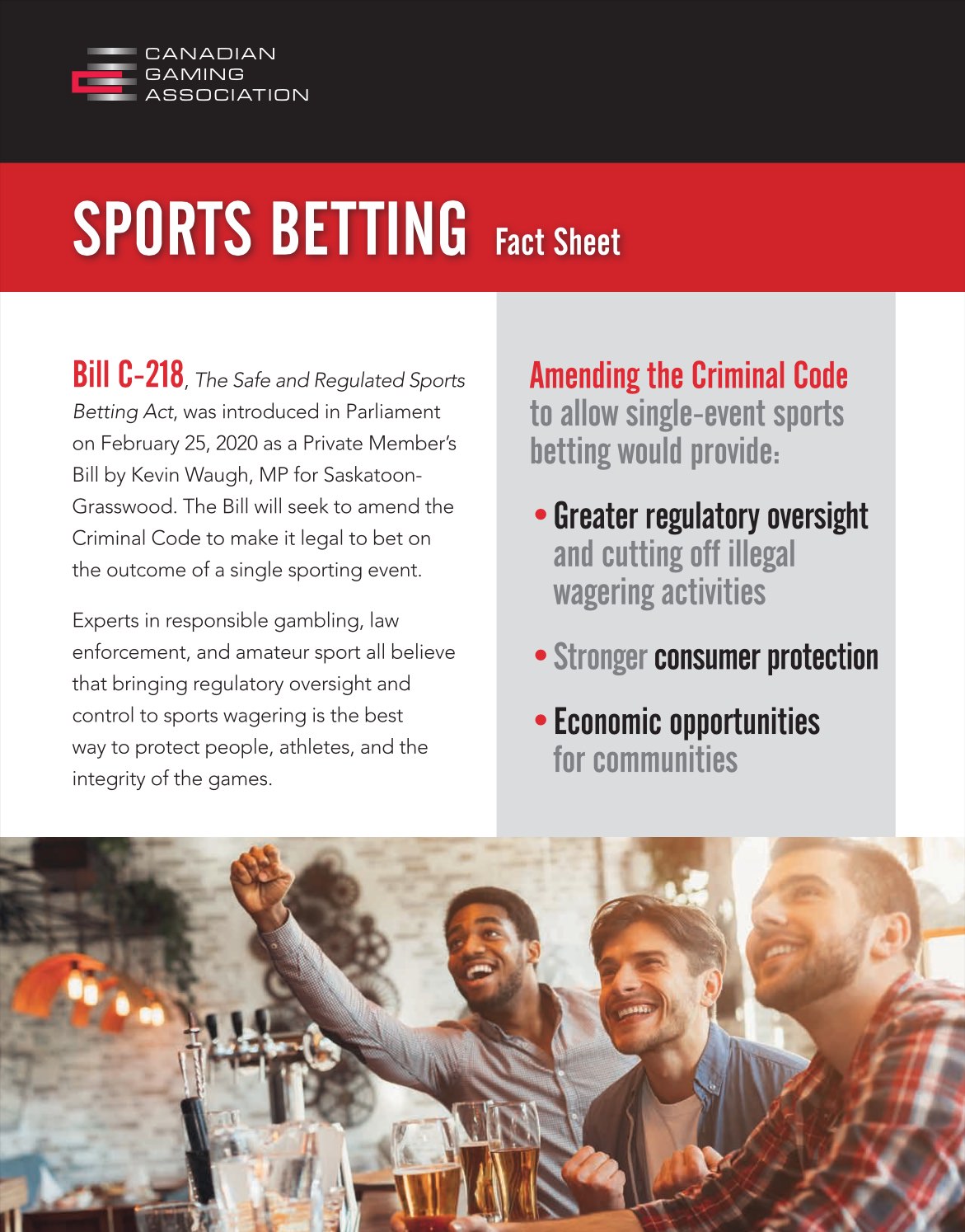 CGA sports betting fact sheet